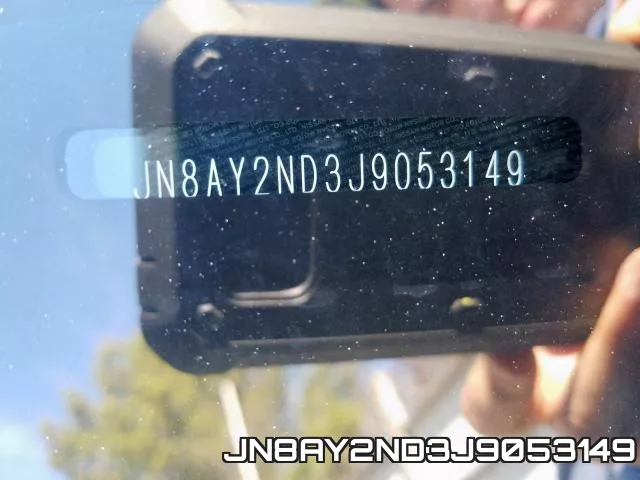 JN8AY2ND3J9053149 фото 2
