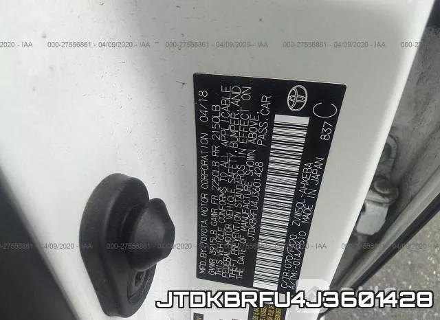 JTDKBRFU4J3601428 фото 10
