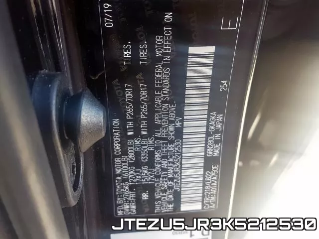 JTEZU5JR3K5212530 фото 2