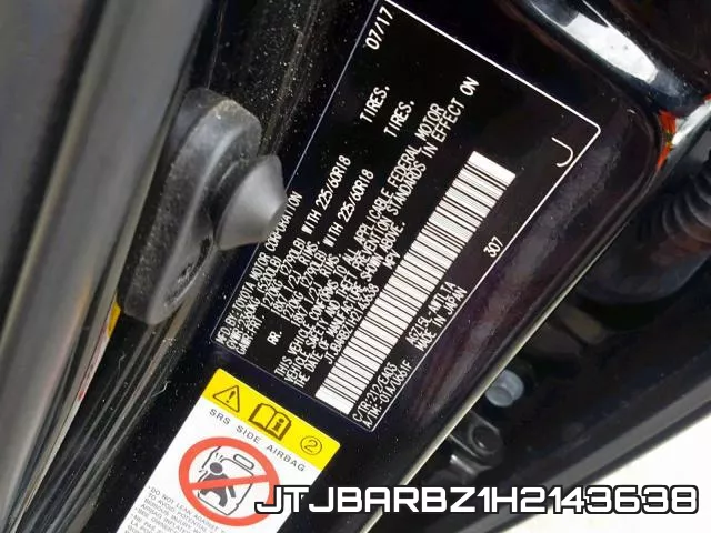 JTJBARBZ1H2143638 фото 2