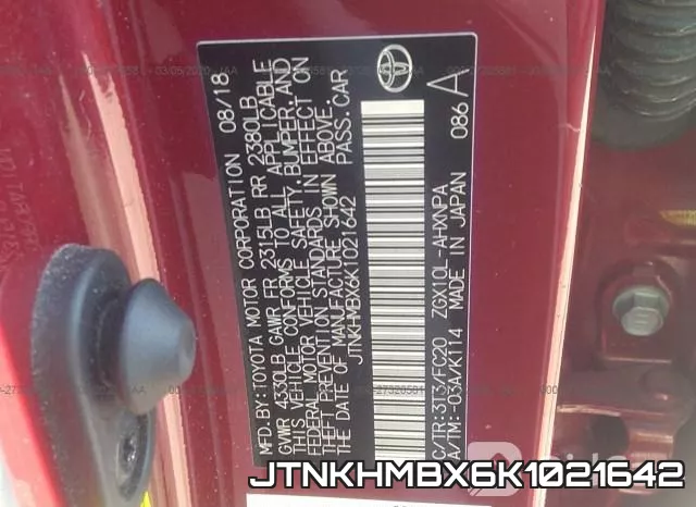 JTNKHMBX6K1021642 фото 10