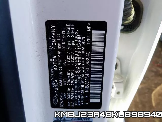 KM8J23A48KU898940 фото 2