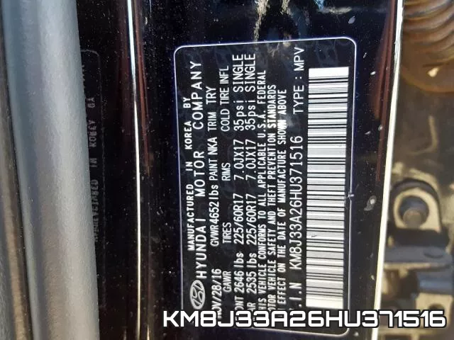KM8J33A26HU371516 фото 2