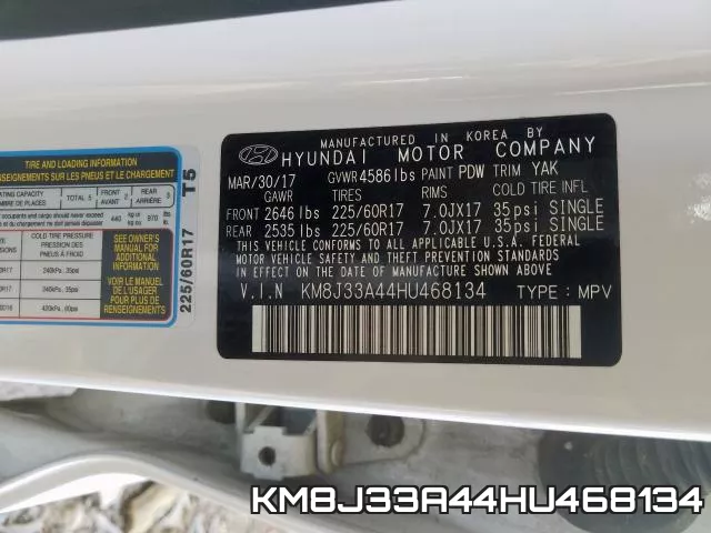 KM8J33A44HU468134 фото 2