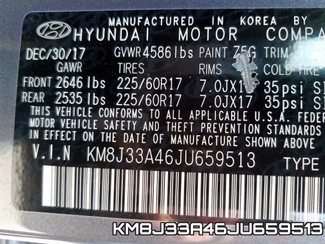 KM8J33A46JU659513 фото 2
