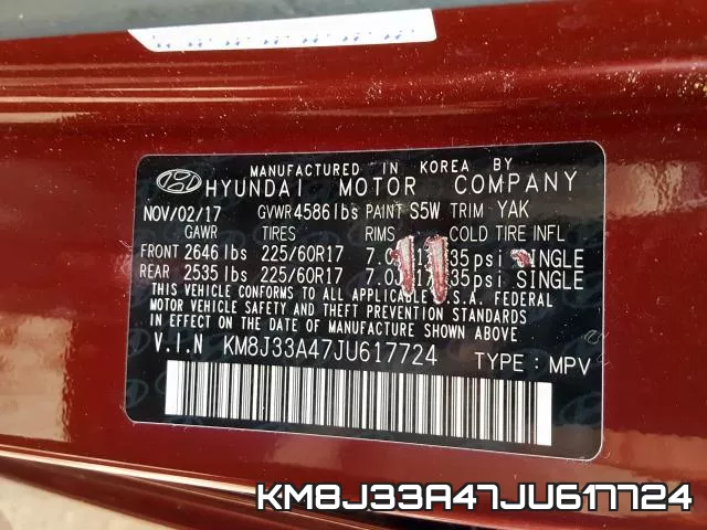 KM8J33A47JU617724 фото 2