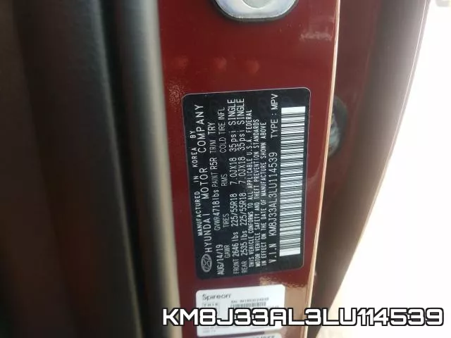 KM8J33AL3LU114539 фото 2