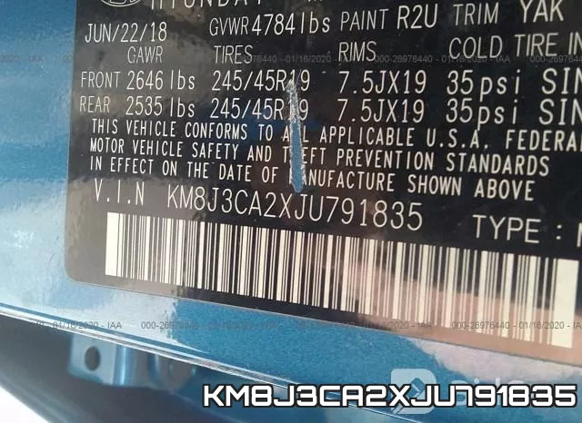 KM8J3CA2XJU791835 фото 10