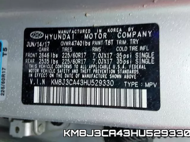 KM8J3CA43HU529330 фото 2