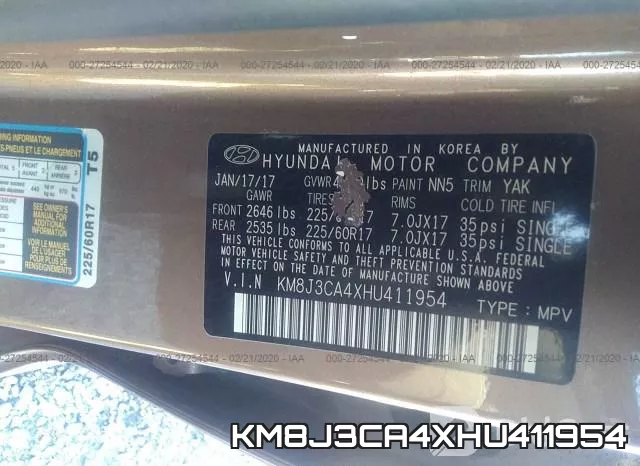 KM8J3CA4XHU411954 фото 10