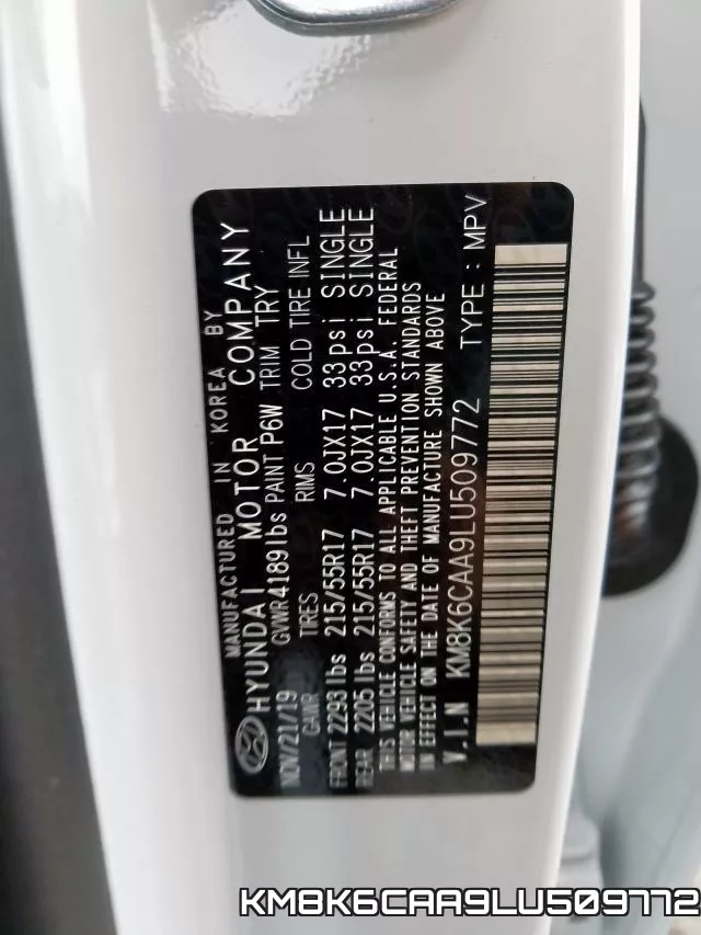KM8K6CAA9LU509772 фото 2