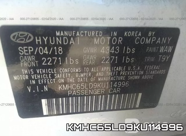 KMHC65LD9KU114996 фото 10