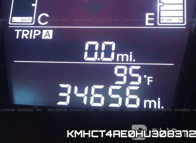 KMHCT4AE0HU308372 фото 8