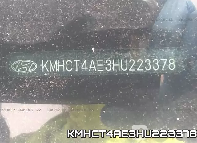 KMHCT4AE3HU223378 фото 10