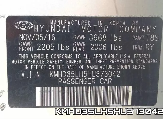 KMHD35LH5HU373042 фото 10