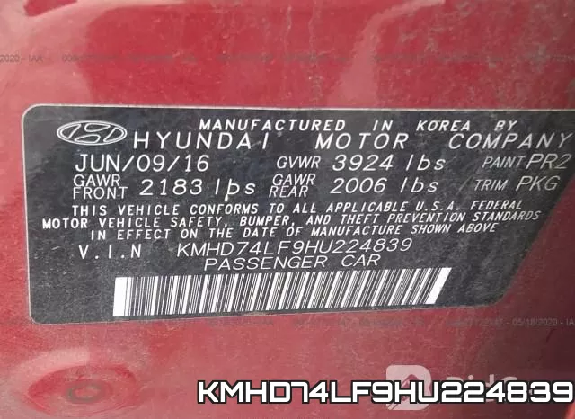 KMHD74LF9HU224839 фото 10
