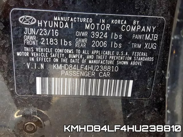 KMHD84LF4HU238810 фото 2