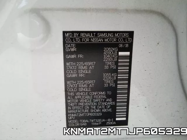 KNMAT2MT7JP605329 фото 2