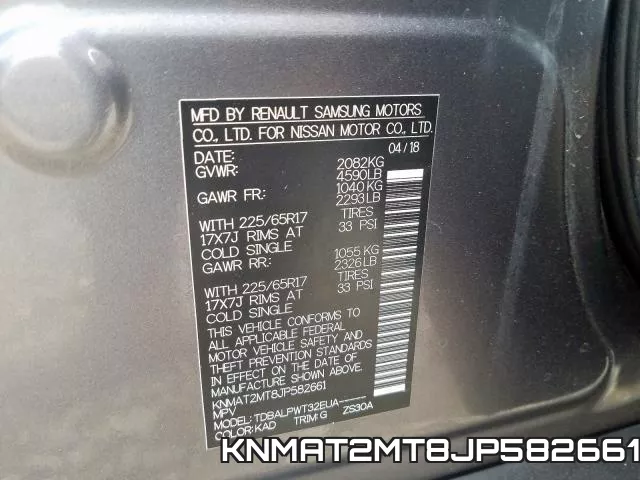 KNMAT2MT8JP582661 фото 2