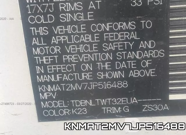 KNMAT2MV7JP516488 фото 10