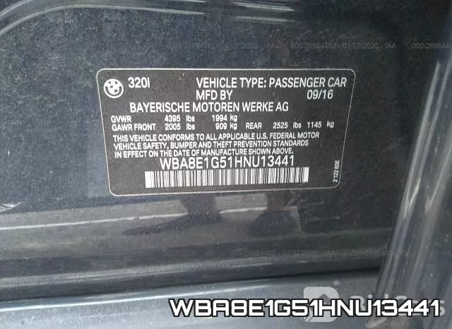 WBA8E1G51HNU13441 фото 10
