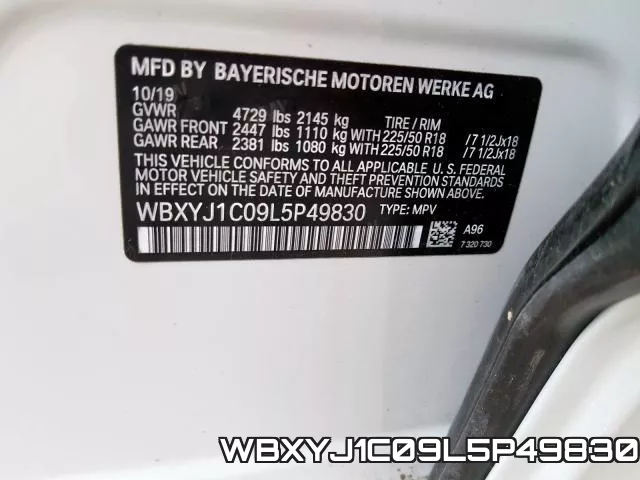 WBXYJ1C09L5P49830 фото 2
