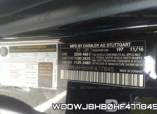 WDDWJ8HB0HF477845 фото 10