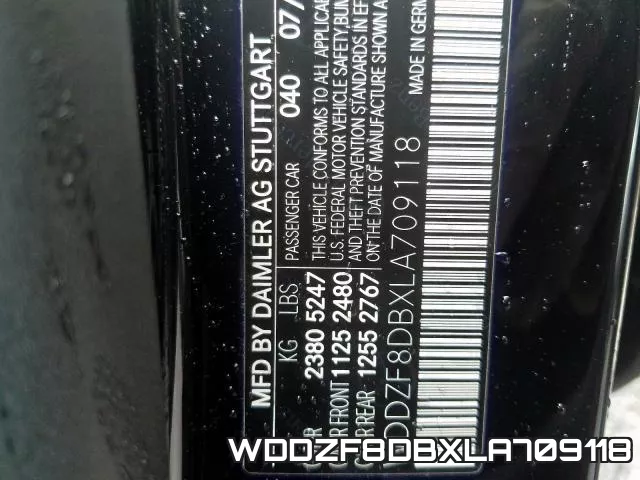 WDDZF8DBXLA709118 фото 2