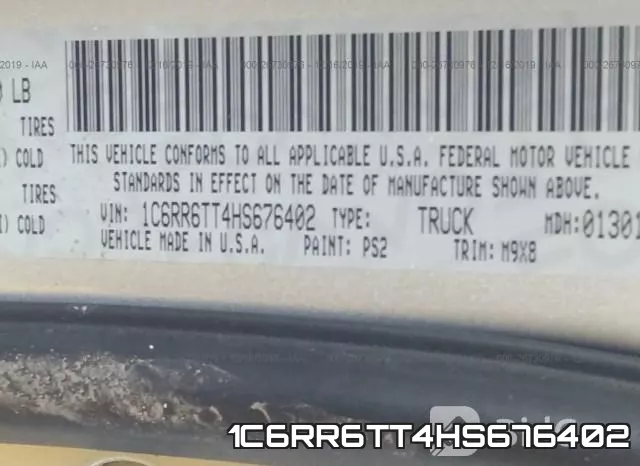 1C6RR6TT4HS676402 фото 10