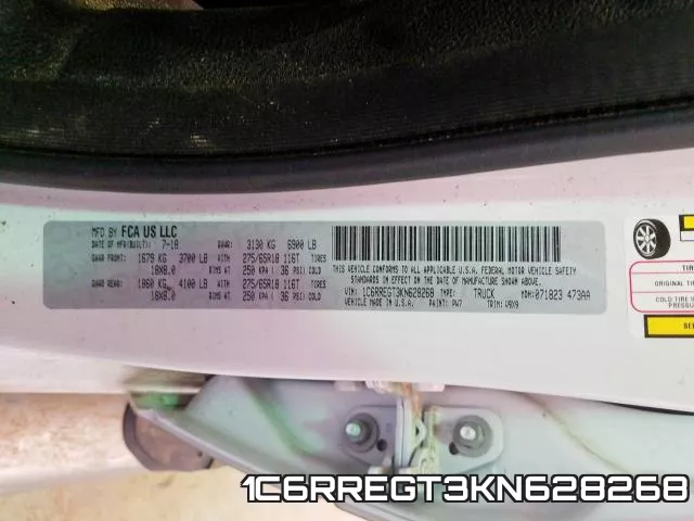 1C6RREGT3KN628268 фото 2