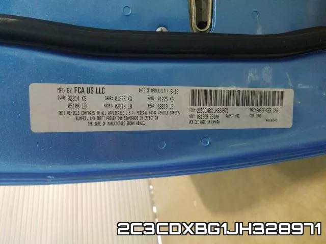 2C3CDXBG1JH328971 фото 2