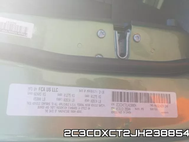 2C3CDXCT2JH238854 фото 2