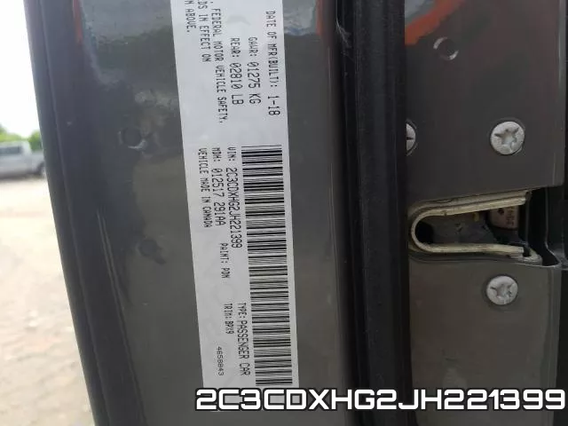 2C3CDXHG2JH221399 фото 2