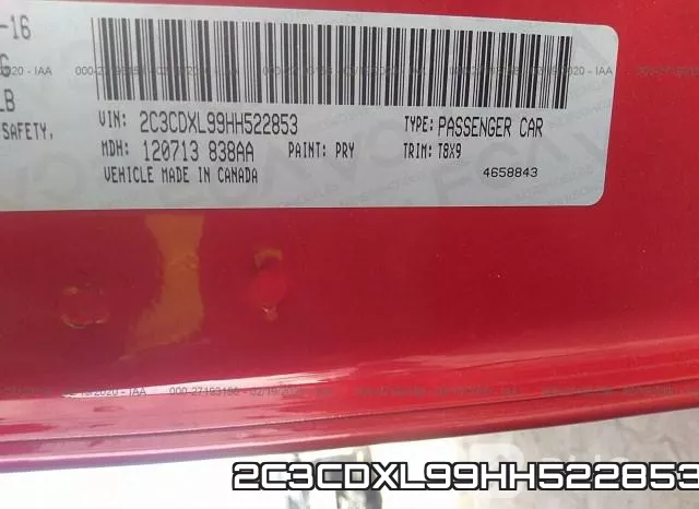 2C3CDXL99HH522853 фото 10