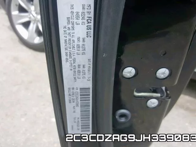 2C3CDZAG9JH339083 фото 2