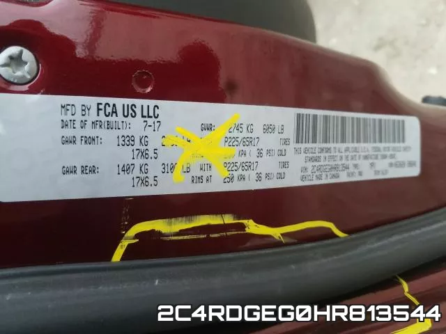 2C4RDGEG0HR813544 фото 2