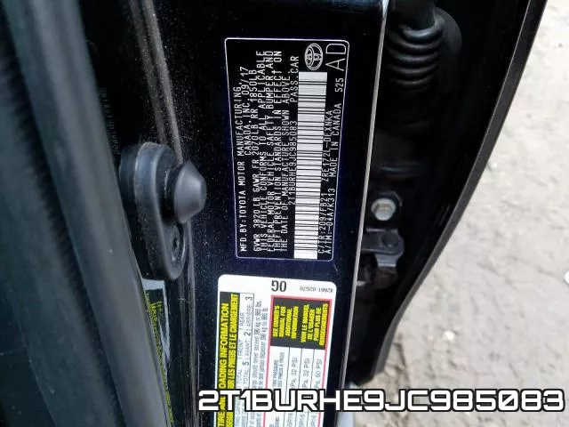 2T1BURHE9JC985083 фото 2