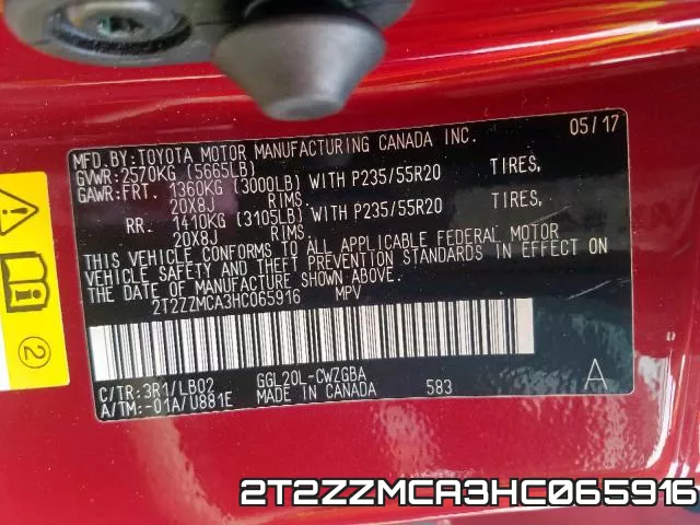 2T2ZZMCA3HC065916 фото 2