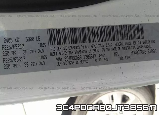 3C4PDCAB0JT385617 фото 10