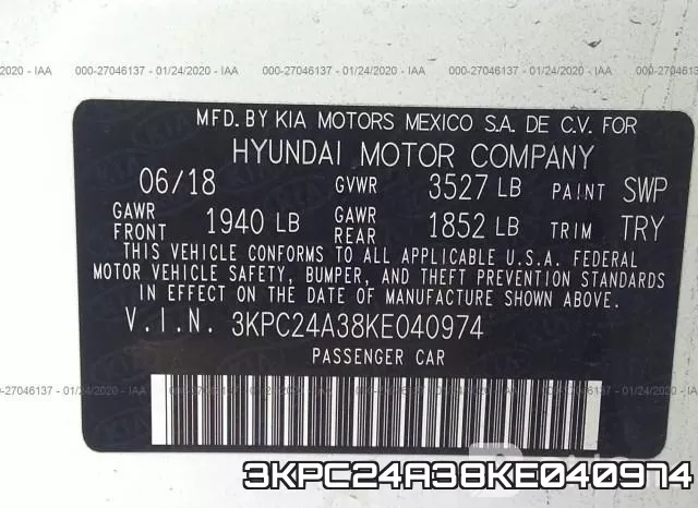 3KPC24A38KE040974 фото 10