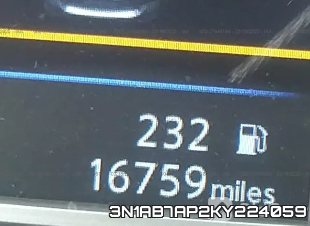 3N1AB7AP2KY224059 фото 8