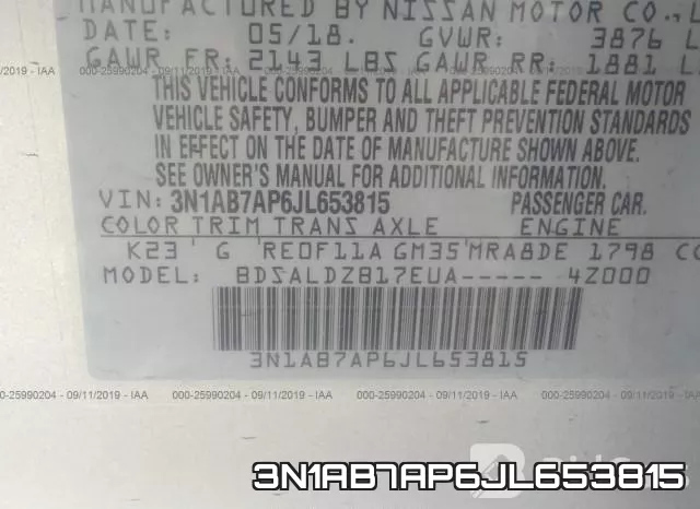 3N1AB7AP6JL653815 фото 10