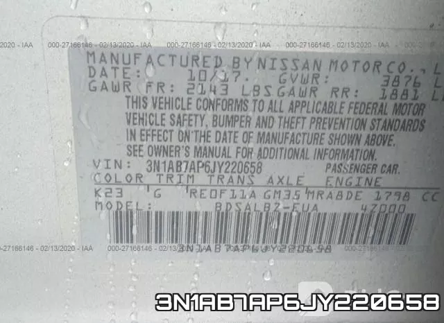 3N1AB7AP6JY220658 фото 10