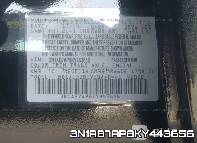 3N1AB7AP8KY443656 фото 10