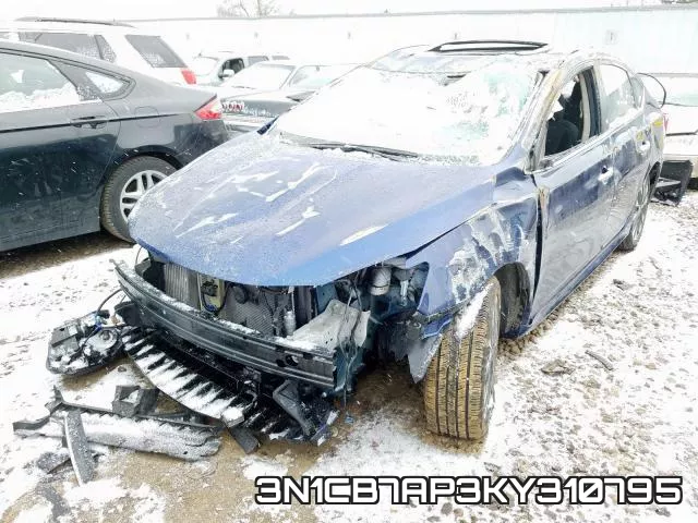 3N1CB7AP3KY310795 фото 3