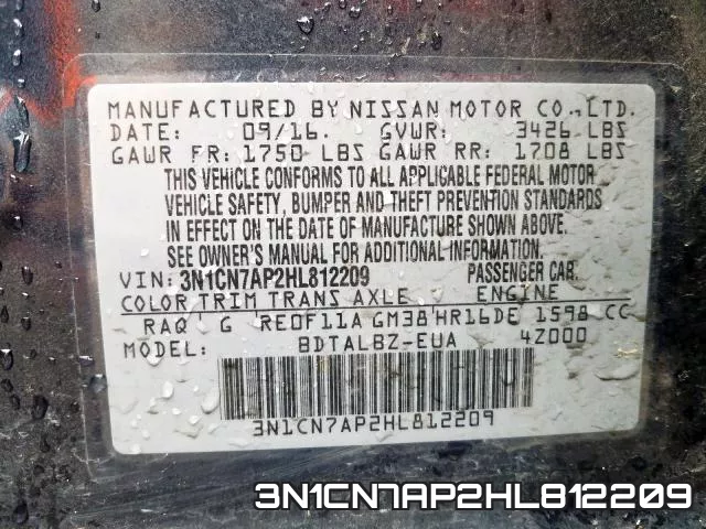 3N1CN7AP2HL812209 фото 2