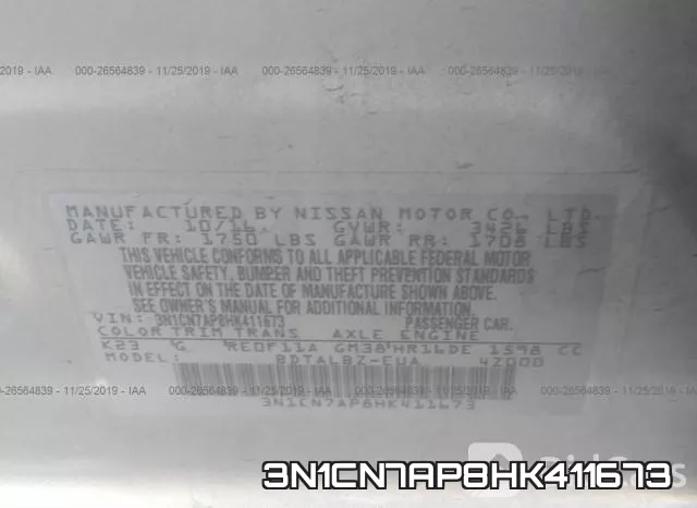 3N1CN7AP8HK411673 фото 10
