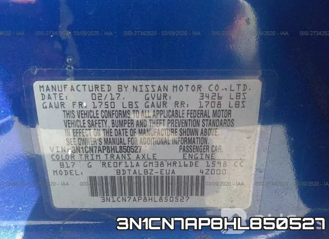 3N1CN7AP8HL850527 фото 10