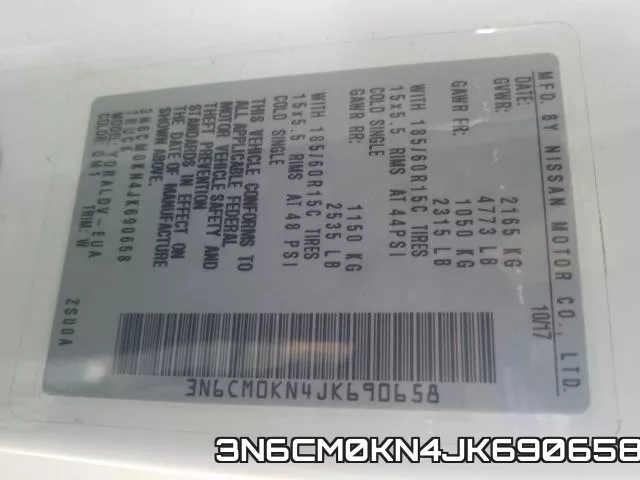 3N6CM0KN4JK690658 фото 2