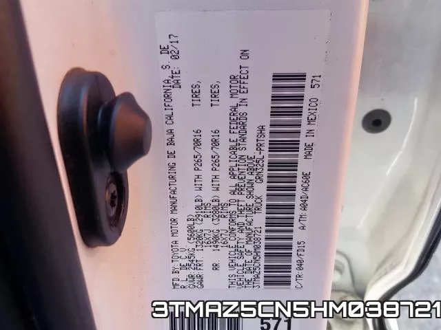 3TMAZ5CN5HM038721 фото 2